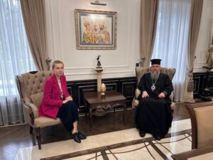 Митрополит Епіфаній обговорили з новою очільницею лаврського заповідника повне очищення святині від структур московського патріархату
