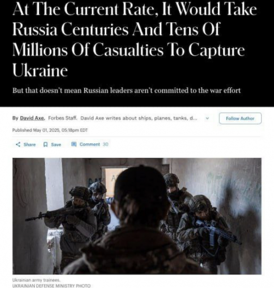 Для повної окупації України росії доведеться «покласти» 101 млн рашистів – Forbes