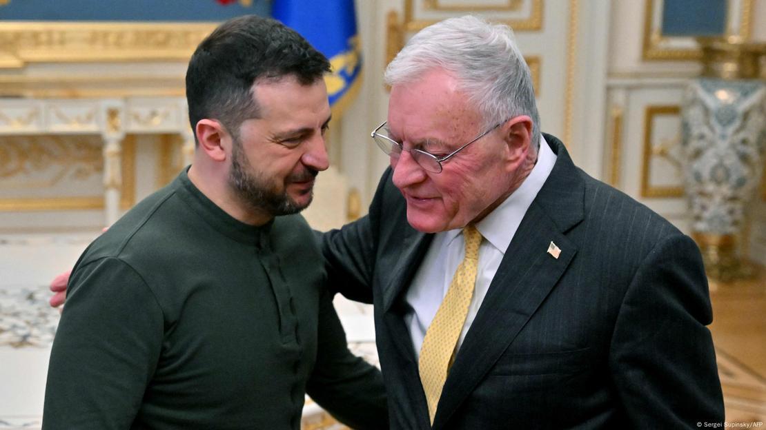 Президент України Володимир Зеленський та спецпредставник США Кіт Келлог