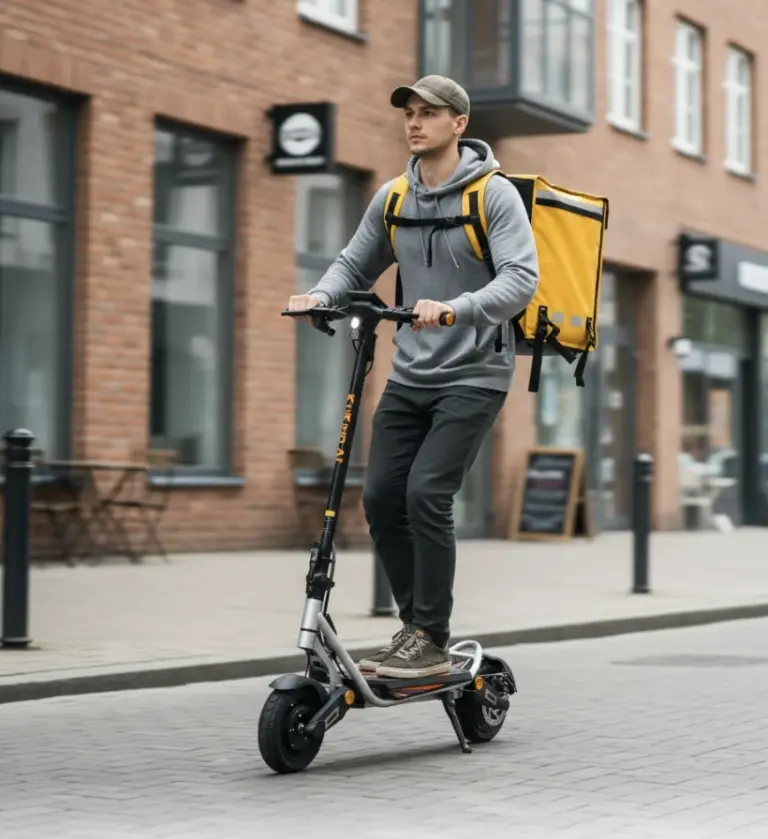 Як я ледь не втратив роботу через стук керма: історія кур’єра на Kugoo Kirin A1