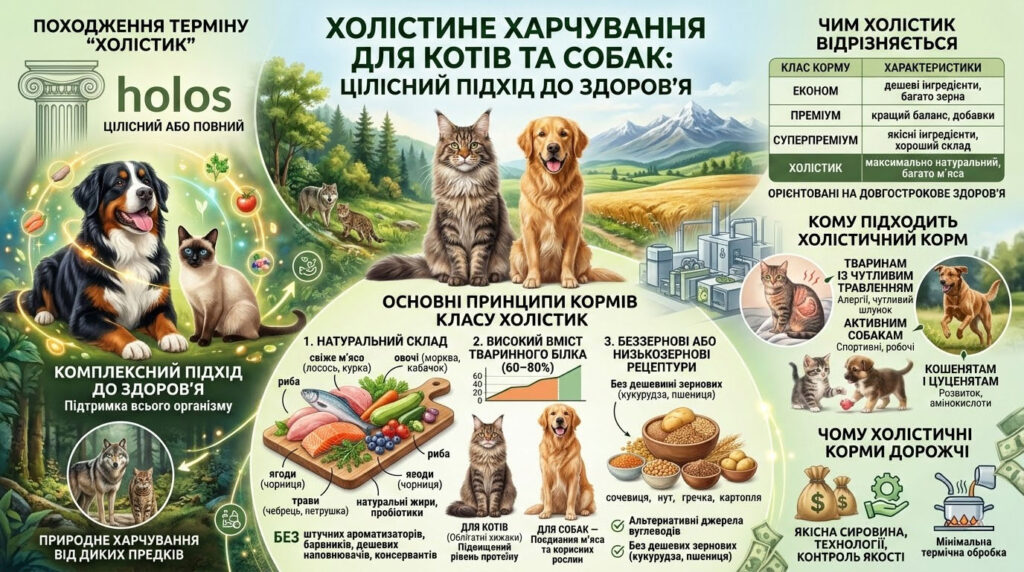 Що значить корм холістик?