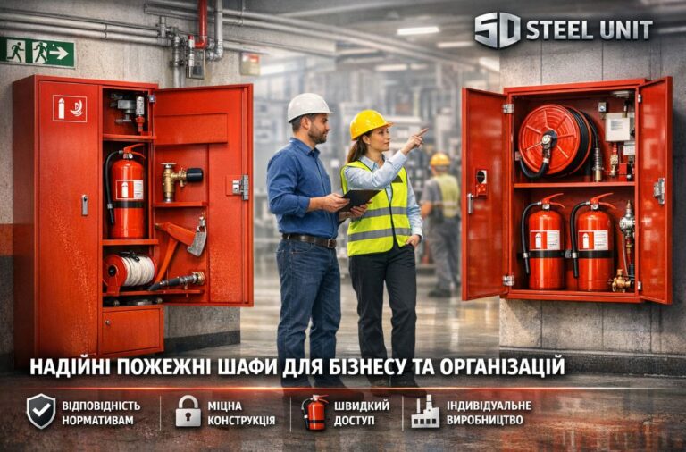 Пожежні шафи: надійний захист для бізнесу та організацій