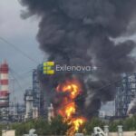 У Москві після атаки горить великий НПЗ
