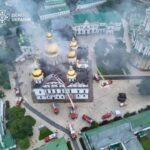 Пожежу на даху Успенського собору ліквідовано