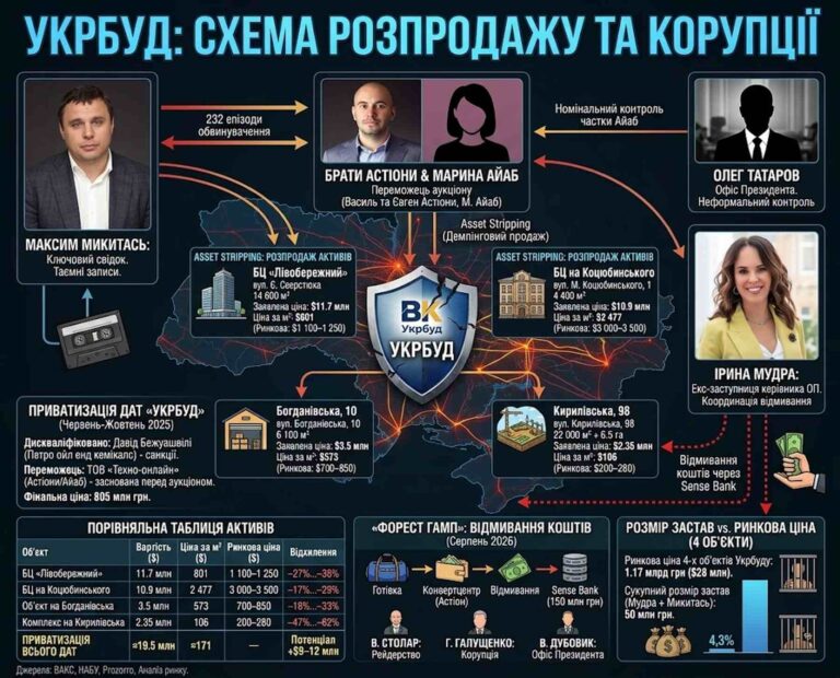 Астіони, Микитась і Мудра: хто насправді купив «Укрбуд» і навіщо розпродує його по шматках