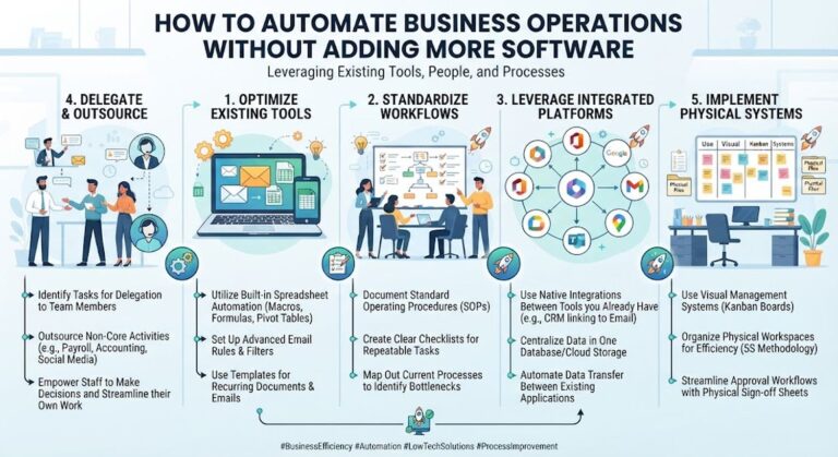 How to Automate Business Operations Without Adding More Software